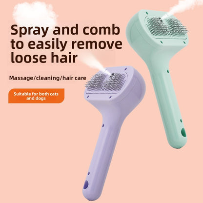 Pet Grooming Spray Comb for Cat Dog Hair Detangling Cleaning