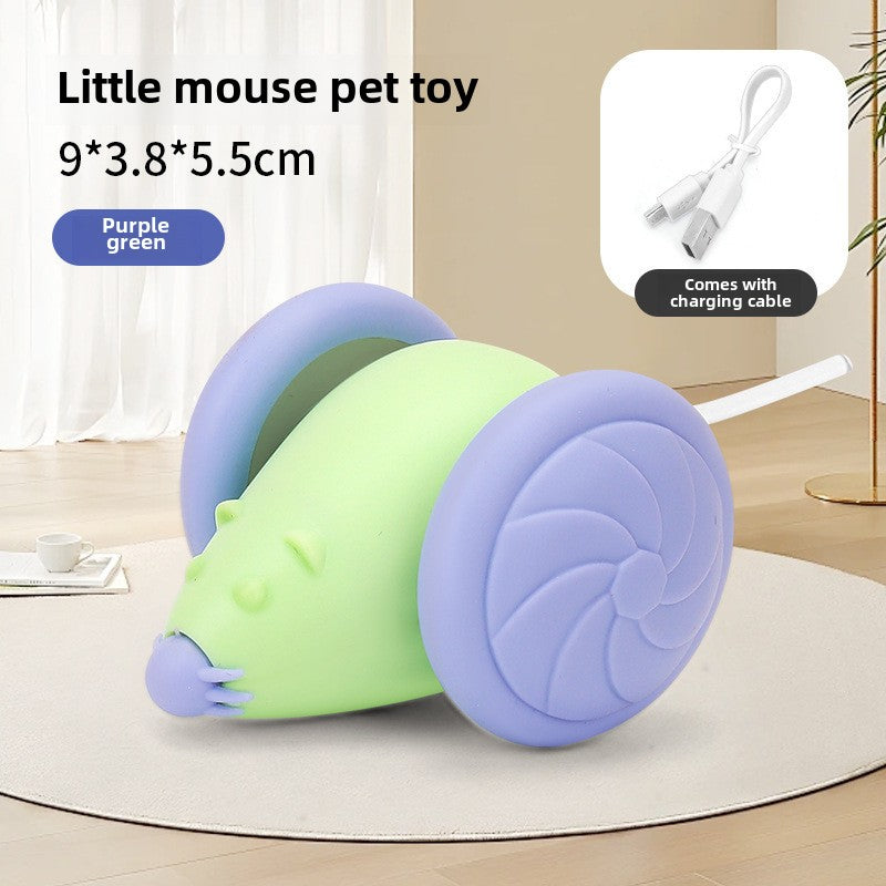 Pet Electric Toy Racing Car Mouse Laser Teaser Stick Self-entertainment Cat Artifact