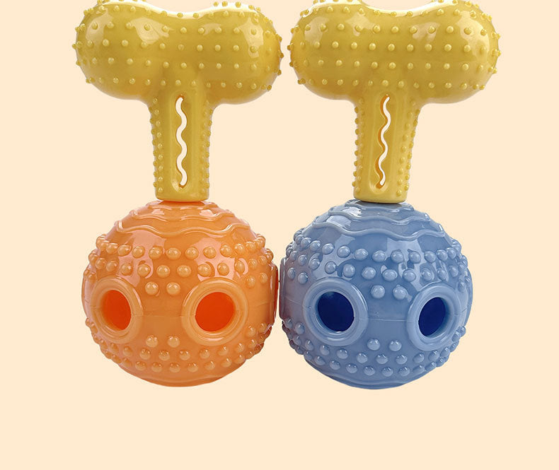 Interactive Dog Chew Toy with Treat Dispenser Durable Silicone Puppy Training Toy for Teddy Small Medium Dogs