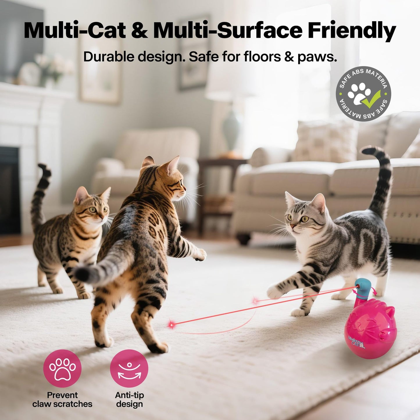 Pet Smart LED Infrared Auto Laser Cat Fun Teaser Toy