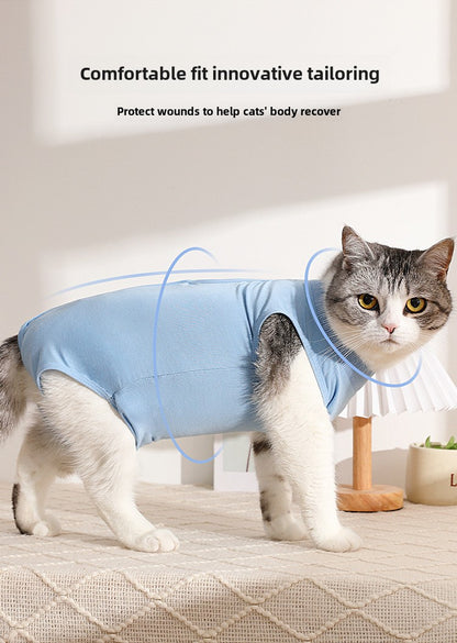 Pet Summer Breathable Cat Neutering Suit Mother Cat Weaning Pet Clothing