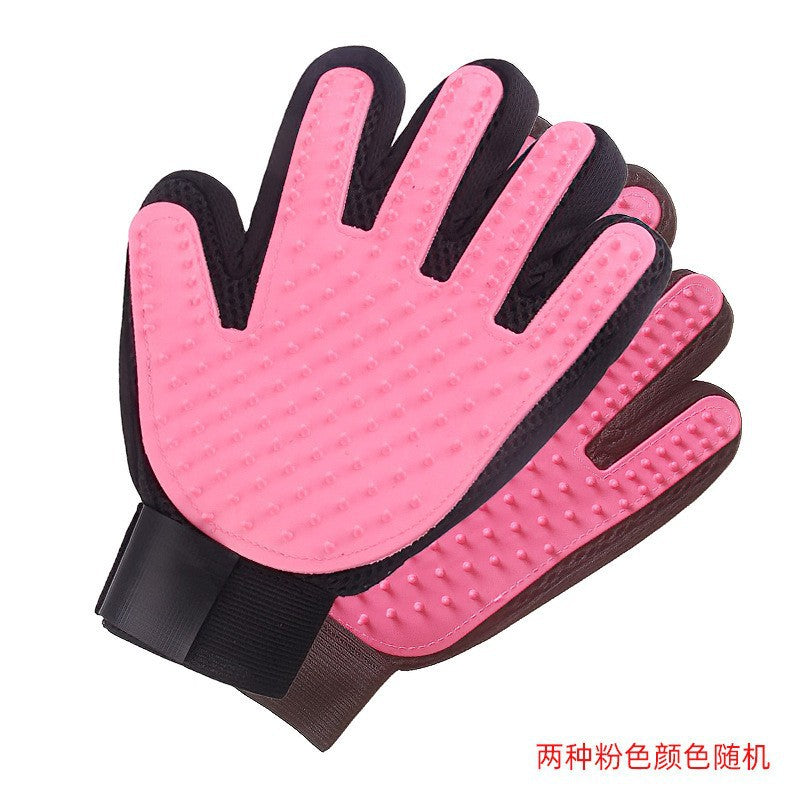 Pet Hair Removal Glove Cat Hair Remover Cat Hair Removal Tool Pet Grooming Brush Hair Sticky Roller Dog Double-Sided Brush