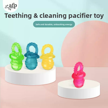 Puppy Small Dog Durable Cactus Molar Nipple Toy for Self-relief Biting