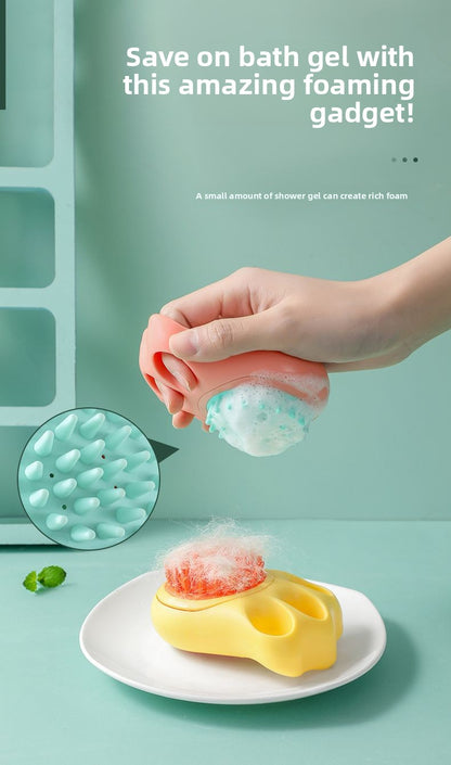 Professional Pet Grooming Brush for Bath Time Extra Large Size Cat Paw Massage Scrubber and Dog Bathing Brush