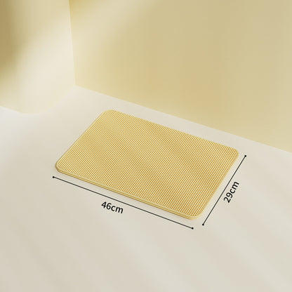 Extra Large Cat Litter Mat Heavy Duty Anti Tracking Litter Box Mat with Low Profile Edge Non Slip Bottom for Kitty Litter Containment