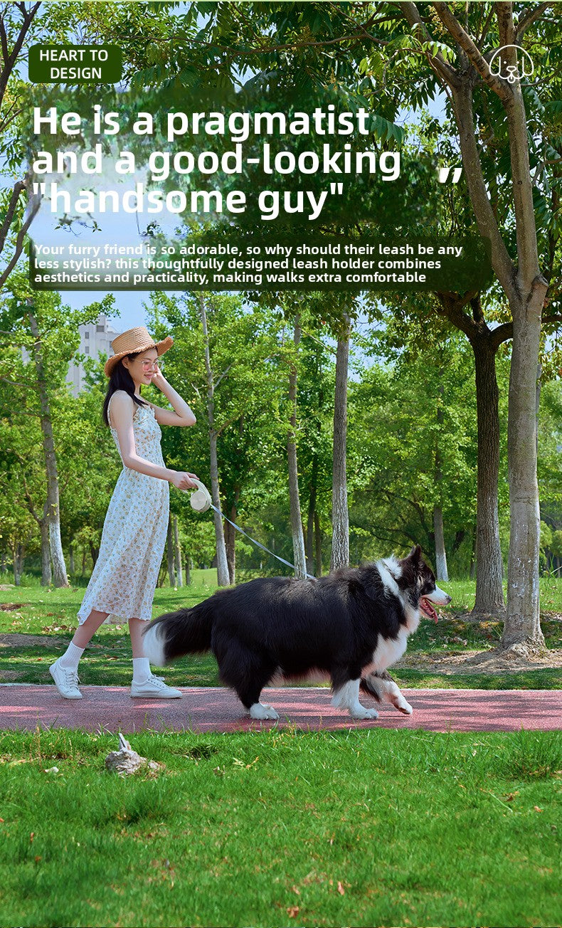 Retractable Dog Leash 16 FT Strong Nylon Rope with Anti Slip Handle Safety Lock for Medium Large Dogs and Cats Walking Running