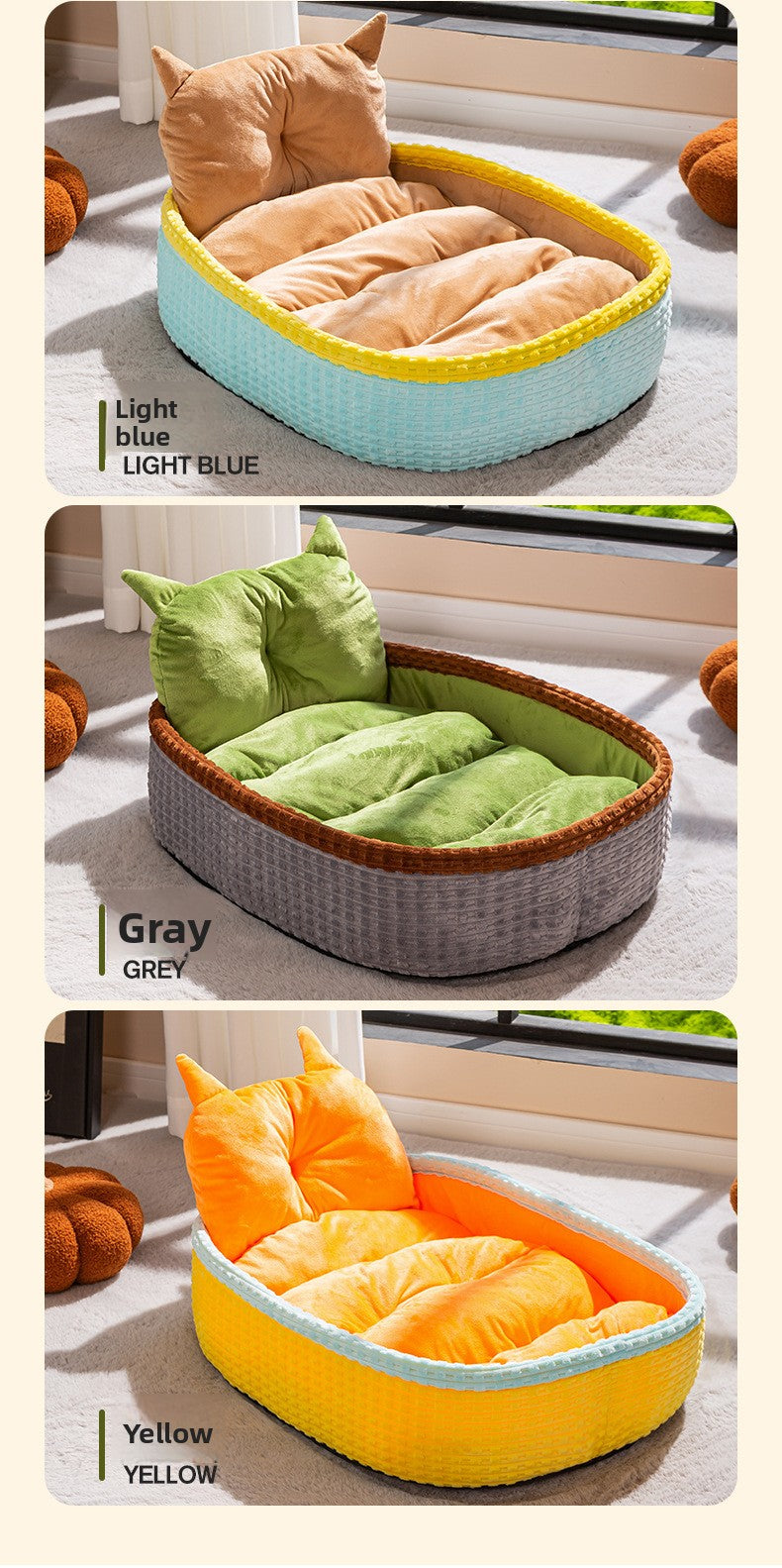 AllSeason Japanese Rattan Cat Bed Internet Famous Summer Mat ExtraLarge Scratch Board