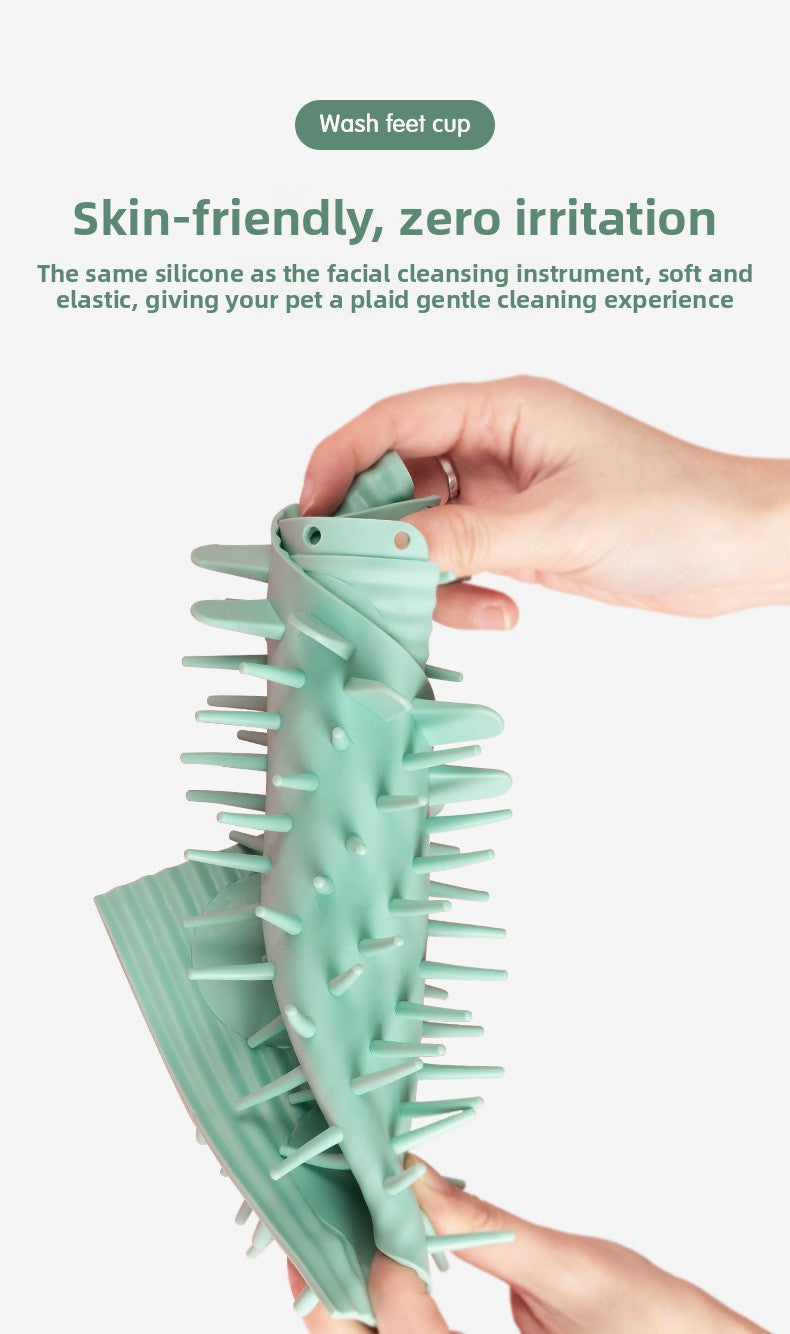 Pet Paw Cleaning Cup for Dogs, Corgis, Puppies, Golden Retrievers, Paw Cleaning Tool for Teddy Dogs, Paw Cleaning Device for Cats