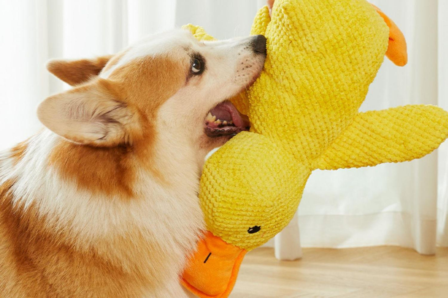 Dog Puppy Plush Doll Relieving Stuffy Self Hi Sound Bite Resistant Toy