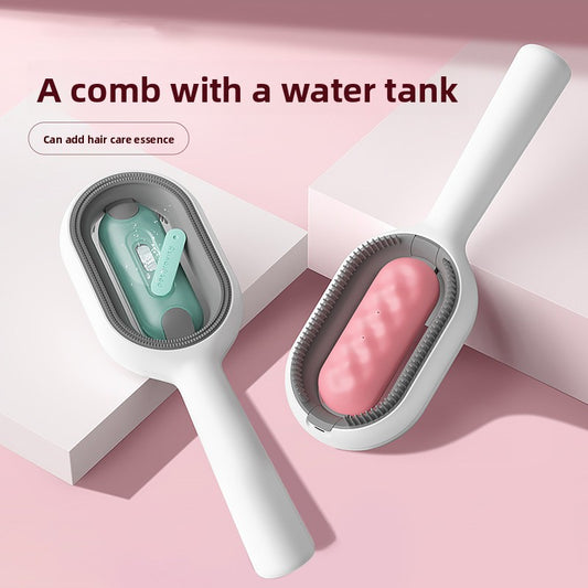 Reusable Pet Hair Removal Comb with No Wash Sticky Wipes Cat Dog Grooming Brush for Shedding Control and Furniture Carpet Clothes Fur Cleaning