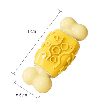 Dog Toy Sound Bone Treat Dispensing Chew Stick Durable Chew Toy Pet Supplies Dog Toothbrush