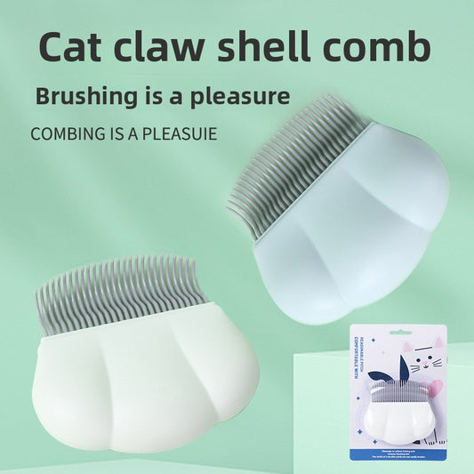 Pet Supplies New Style Shell Comb for Cat Grooming Massage