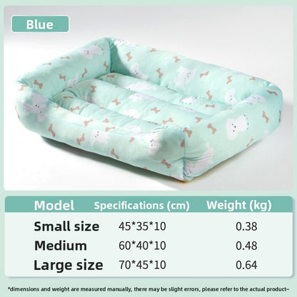 Cooling Ice Silk Pet Nest Mat Summer Sleep Pad for Cats Dogs