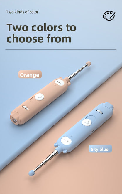 Infrared Laser Cat Teaser Wand with Detachable Feather Bell Interactive Cat Toys for Boredom and Exercise