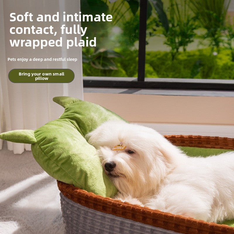 AllSeason Japanese Rattan Cat Bed Internet Famous Summer Mat ExtraLarge Scratch Board