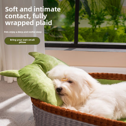 AllSeason Japanese Rattan Cat Bed Internet Famous Summer Mat ExtraLarge Scratch Board