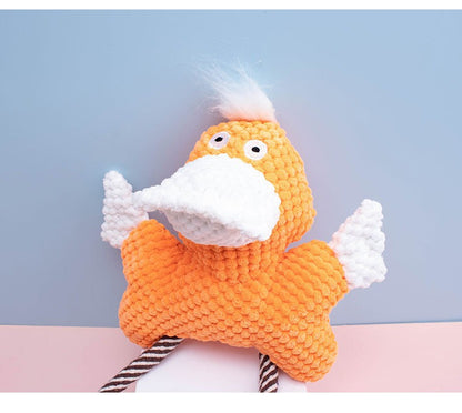 Indestructible Plush Dog Toy for SelfEntertainment Durable Chew Sound Pet Supplies