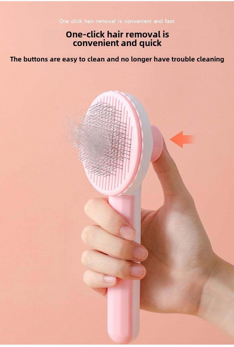 Pet Grooming Brush Massaging Hair Removal Comb for Cats