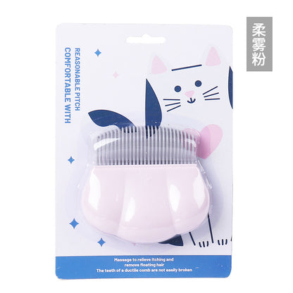 Pet Supplies New Style Shell Comb for Cat Grooming Massage