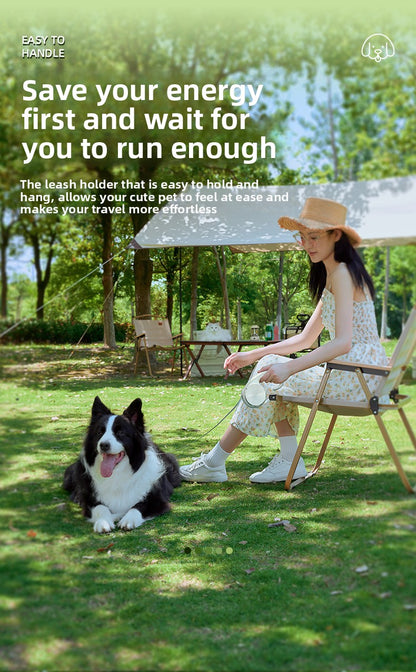 Retractable Dog Leash 16 FT Strong Nylon Rope with Anti Slip Handle Safety Lock for Medium Large Dogs and Cats Walking Running