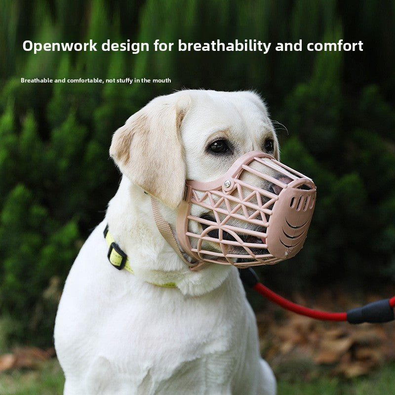 Dog Safety Mesh Mask Soft Plastic Fence Mouth Cover Wholesale