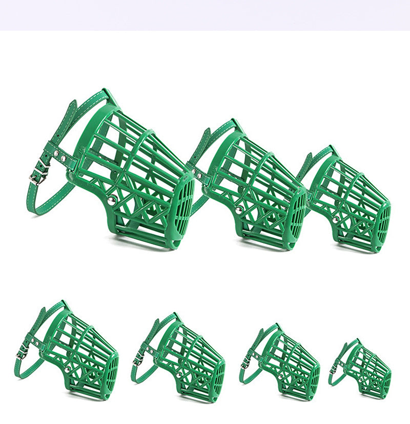 Anti Bite Soft Plastic Large Dog Muzzle Breathable Mesh for Golden Retrievers