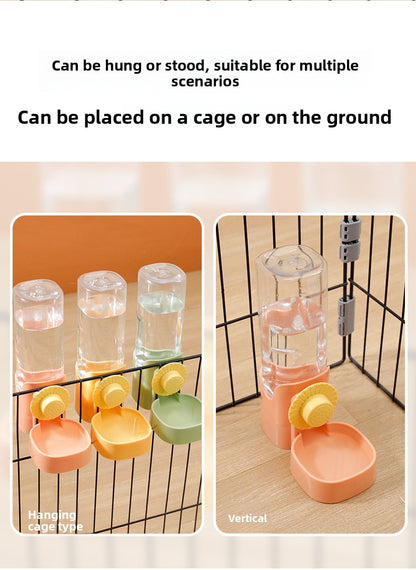 Original Daisy Hanging Cage Automatic Pet Water Dispenser Large Capacity Dog Cat Water Bottle Feeder