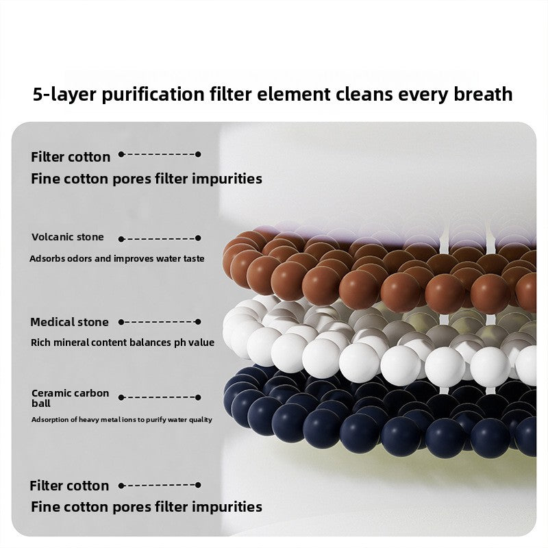 Premium Quiet Ceramic Cat Dog Water Fountain Automatic Circulating Drinker with Filter for Fresh Water