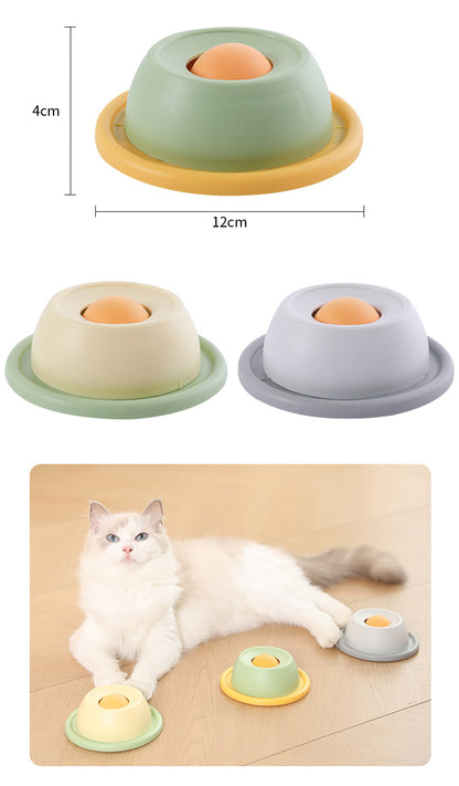 Interactive Cat Lick Mat Slow Feeder Toy for Boredom Relief Dental Care and Anti-Tip Self Entertainment with Cat Treats