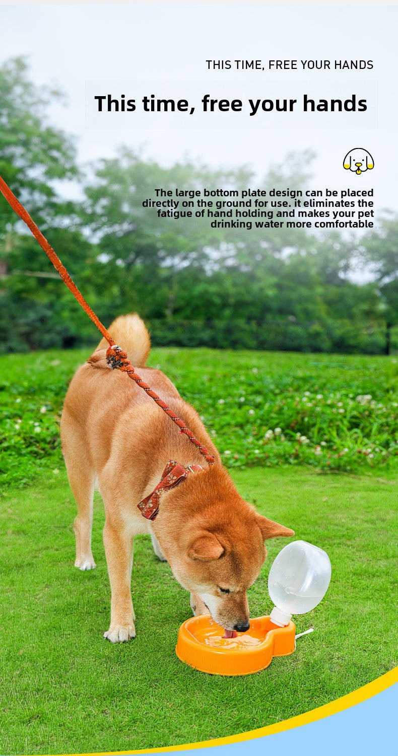 Portable PET water bottle for outdoor activities