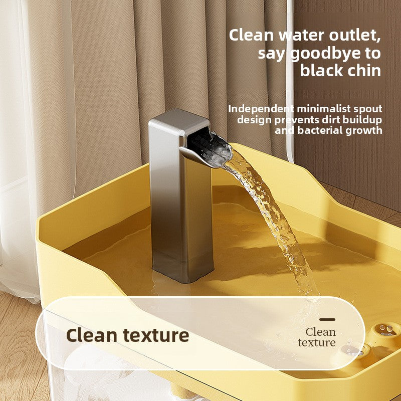 Automatic Cat Water Fountain 2L Large Capacity Smart Pet Water Dispenser with Filter for Fresh Circulating Water and Quiet Pump