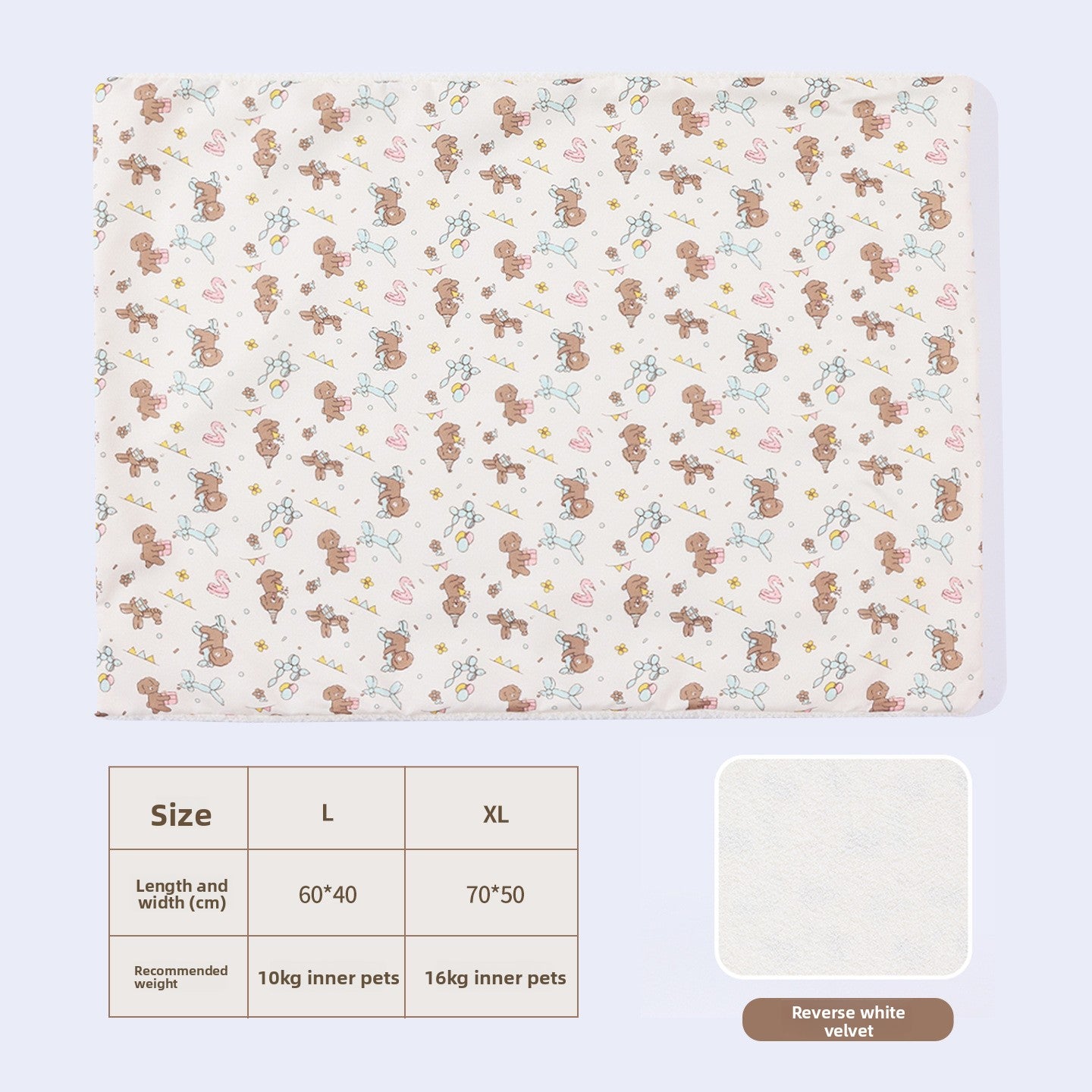 Electric Heating Pad for Cats and Dogs Waterproof Pet Warmer Mat Thermostat Control Ultra Soft Fleece Winter Bed for Puppy Kitten