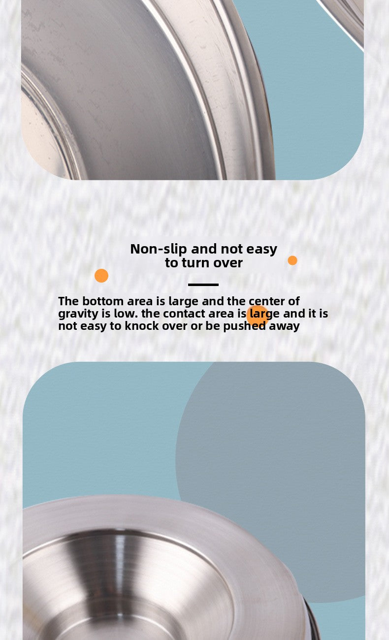 New Stainless Steel Anti-Choke Dog and Cat Slow Feeder Premium Pet Bowl