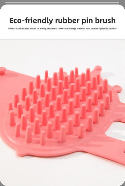 Cat Soft Rubber Corner Table Scratcher with Itch Relief Massage