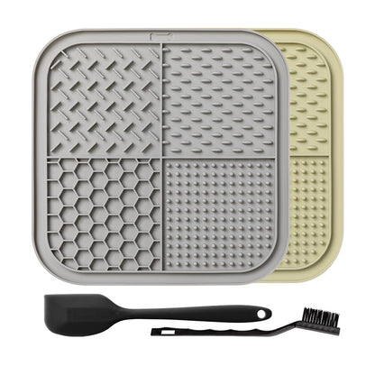 Slow Feeder Mat for Dogs and Cats with Strong Suction Cups Non Slip Licking Mat Large Pet Feeding Tool for Anxiety Relief and Mess Free Meals