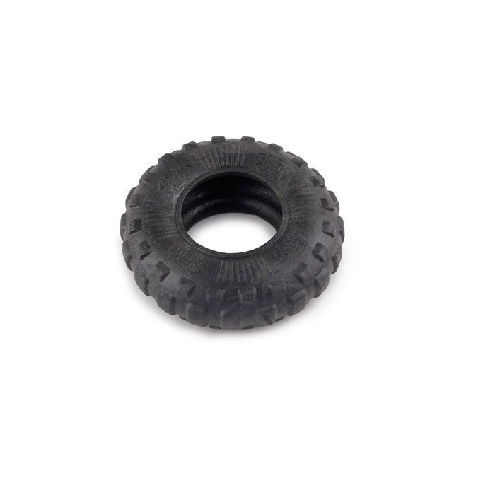 Durable Interactive Dog Chew Tire Toy with Food Hiding Fun