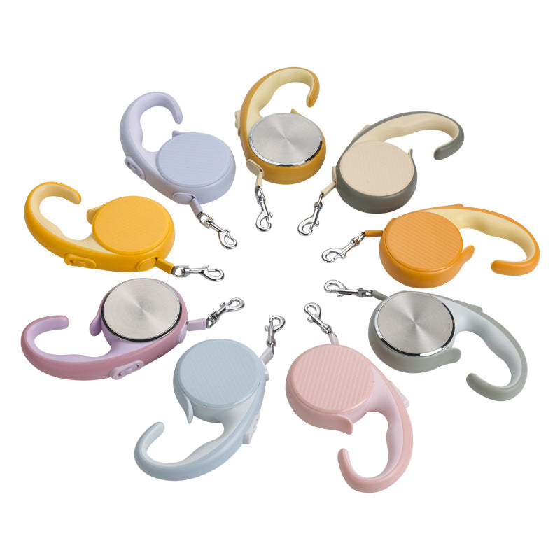 Retractable Dog Leash 16 FT Strong Nylon Rope with Anti Slip Handle Safety Lock for Medium Large Dogs and Cats Walking Running