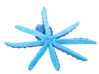 Soft Octopus Plush Toy for Dogs and Cats Durable Chew Resistant Pet Toy with Squeaker Interactive Playtime Fun for Puppies and Kittens