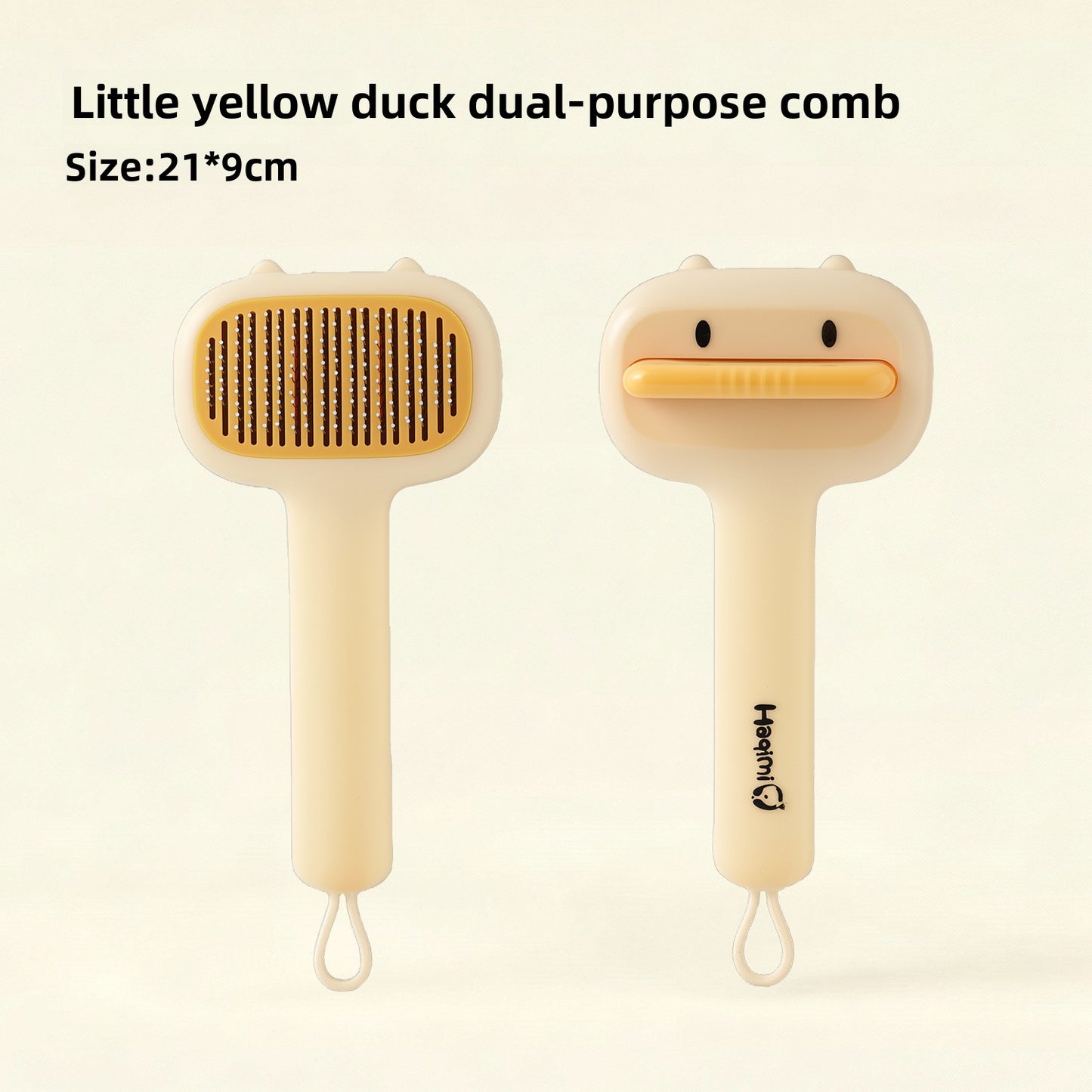 Magic Pet Hair Remover Comb Self Cleaning Cat Brush for Shedding Gentle Detangling and Massage Tool for Cats Dogs to Reduce Loose Fur and Mats