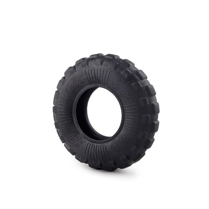 Durable Interactive Dog Chew Tire Toy with Food Hiding Fun