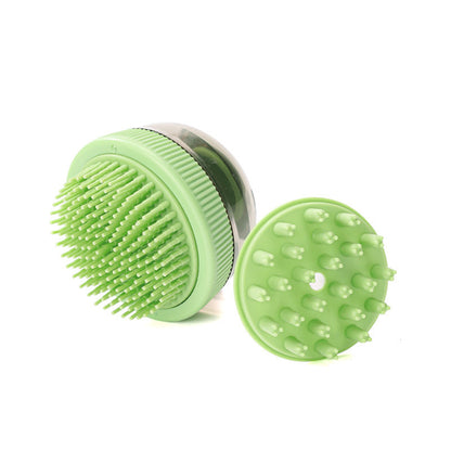 Pet Spa Shower Brush with Massaging Bristles for Dogs and Cats