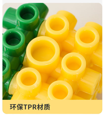 Interactive Dog Toy Treat Dispensing Ball for Teeth Cleaning Training Cube Food Puzzle Boredom Reliever Durable Chew Toy for Dogs