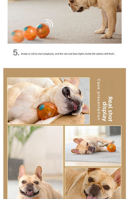 Durable Pet Comfort Pillow Puppy Shape with Simulated Heartbeat Warm Plush Sound Toy