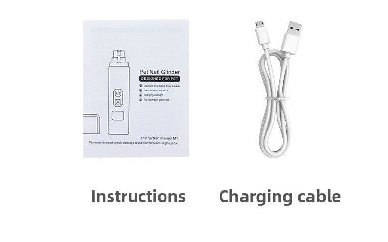 Pet Nail Grinder Clipper with Light for Dogs Cats