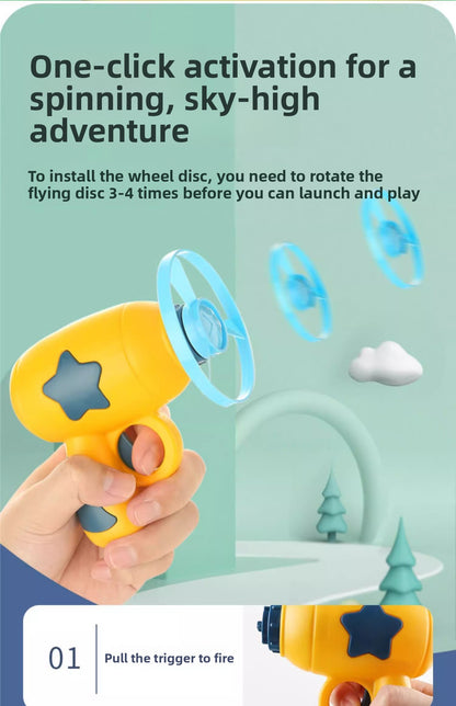 Bamboo Dragonfly Glowing Flying Disc Outdoor Cat Dog Plaything