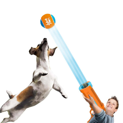 Handheld Launcher Ball Gun Dog Toy Interactive Training Ejection Ball Pet Toy Ball Machine Boredom Relief