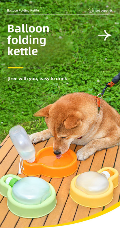 Portable PET water bottle for outdoor activities