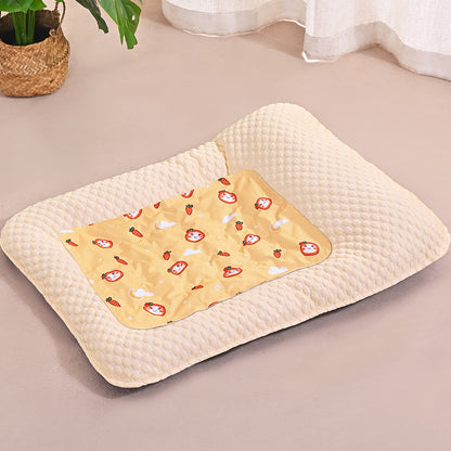 Dog Cat Ice Silk Summer Cooling Sleeping Mat for Pets Comfort