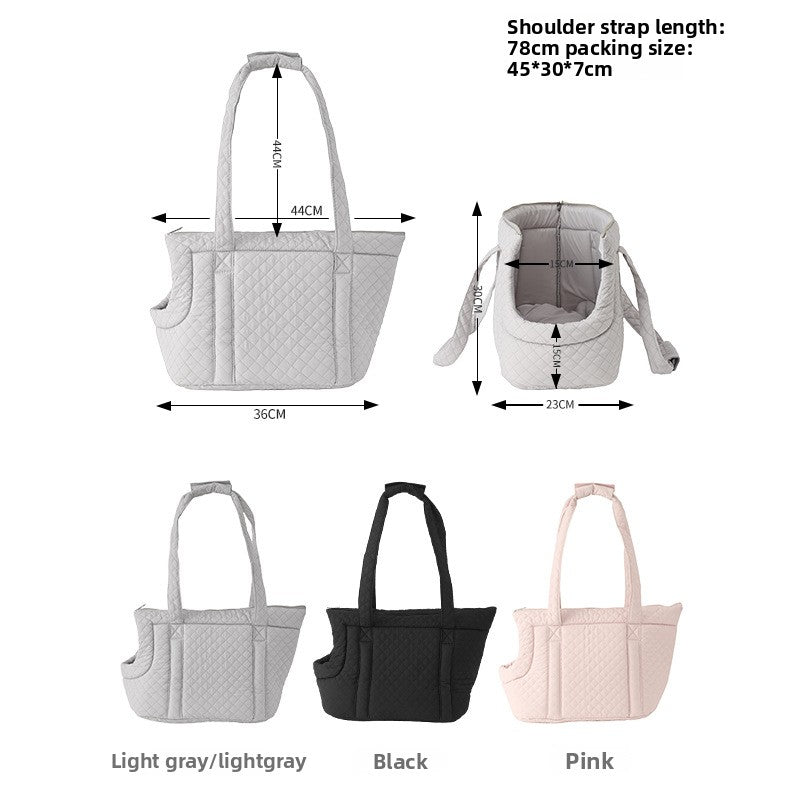 Cute Cat Carrier Backpack for Travel Large Capacity Breathable Pet Handbag Portable Dog Shoulder Bag Outgoing Puppy Crossbody Carrier