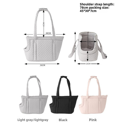 Cute Cat Carrier Backpack for Travel Large Capacity Breathable Pet Handbag Portable Dog Shoulder Bag Outgoing Puppy Crossbody Carrier